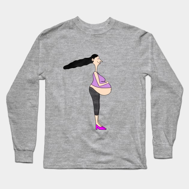 Mom to be Long Sleeve T-Shirt by Mahya